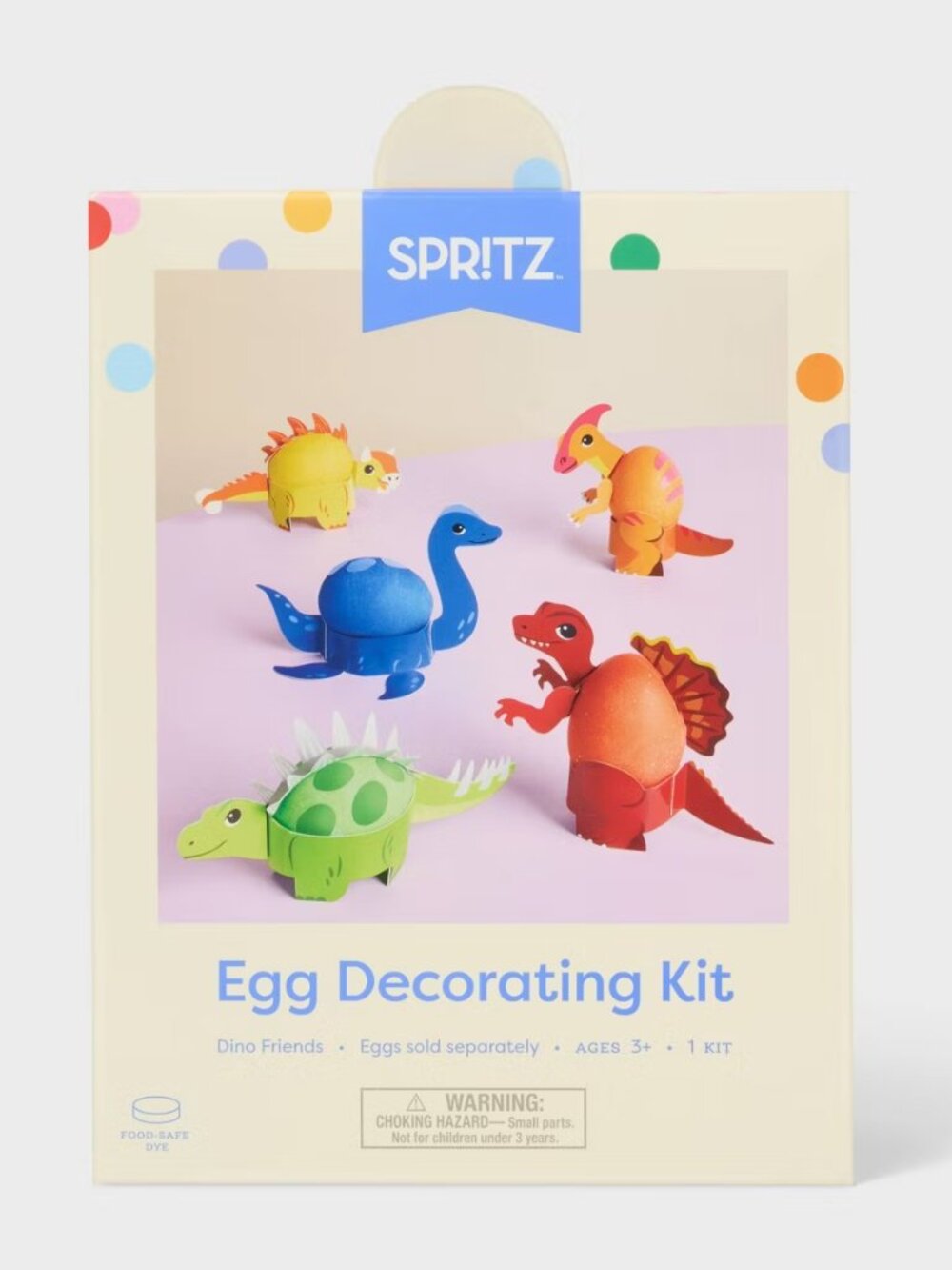 Easter Paper Dinosaur Decorating Kit